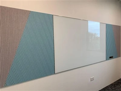 Panneau d'absorption acoustique en fibre de polyester